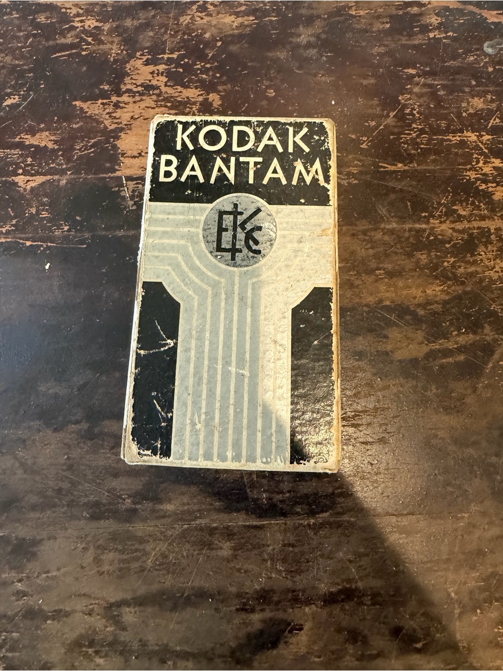 Kodak Bantam Vintage Camera Box - Black & Silver
